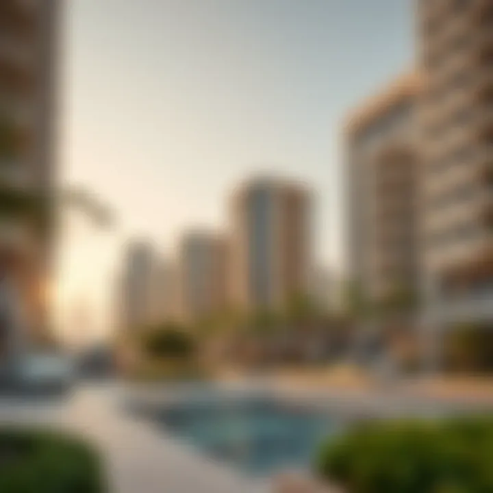 Charts illustrating real estate market trends in Dubai