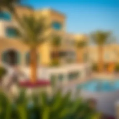 Community amenities in Al Jurf Garden, featuring recreational areas and parks