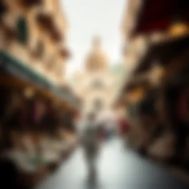 Marketplace Scene in Al Khawaneej Walk A vibrant marketplace scene in Al Khawaneej Walk, representing local culture and commerce