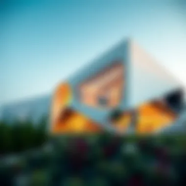 The futuristic design of the Museum of the Future