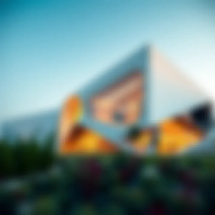 The futuristic design of the Museum of the Future