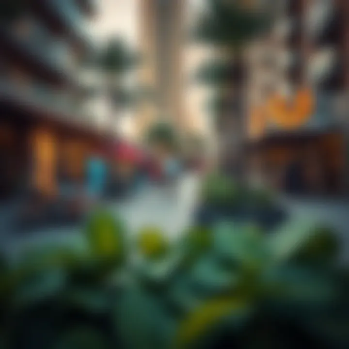 Vibrant community life in Marina Dubai featuring local amenities