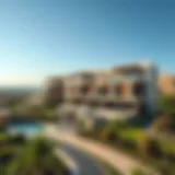 Aerial view of Bliss 2 in Arabian Ranches showcasing its modern architecture and lush surroundings.