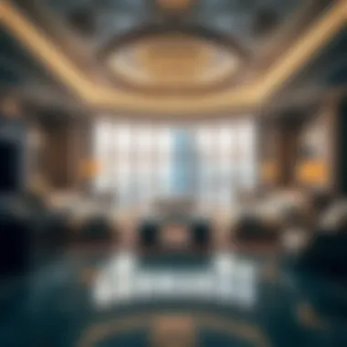 Opulent Accommodation at Burj Al Arab Elegant suite showcasing opulent accommodations