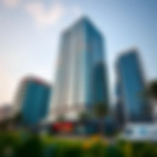 Exterior view of Regal Tower showcasing modern architecture