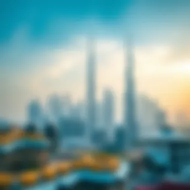 Dynamic Skyline of Dubai A skyline view of Dubai demonstrating the dynamic real estate landscape