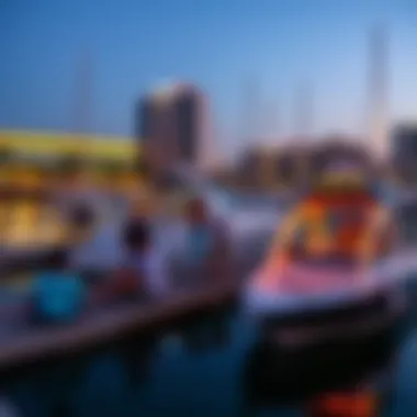 Vibrant marina activities and leisure options