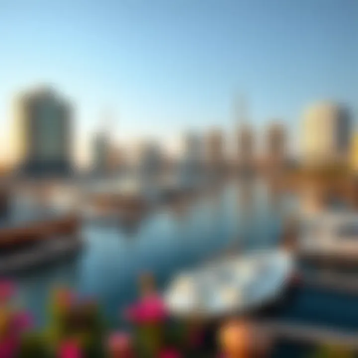 Breathtaking view of Creek Marina waterfront