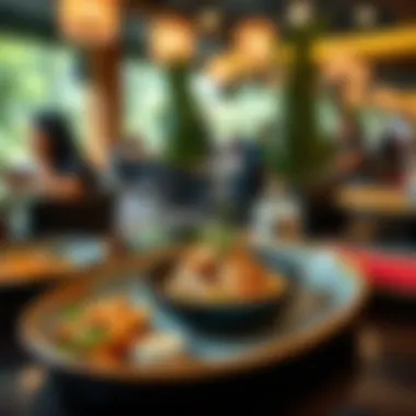 A beautifully plated dish representing traditional flavors