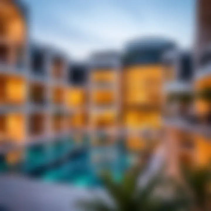 Modern Architectural Elegance of Damac Ghalia Architectural design of Damac Ghalia showcasing modern aesthetics