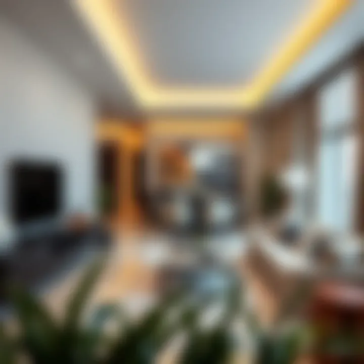 Spacious Interior Design of Damac Ghalia Residences Interior layout of a residential unit at Damac Ghalia