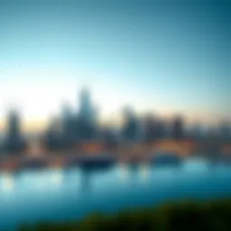 Luxurious skyline view of Domus Indigo in Dubai