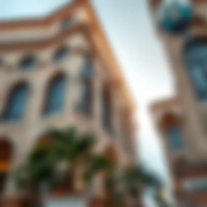 Architectural Features of دوار السمكة Close-up of the unique architectural features of دوار السمكة