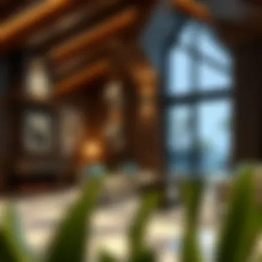 Luxurious Chalet Interior Luxurious chalet interior showcasing modern design