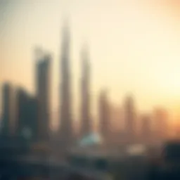 Stunning skyline of Dubai showcasing iconic skyscrapers