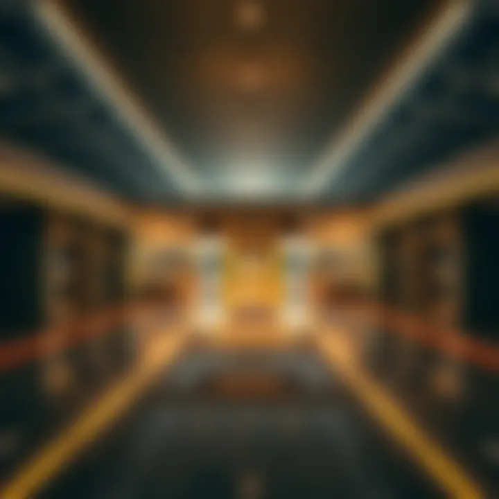Interior design of Dubai Studio City Metro Station reflecting contemporary aesthetics