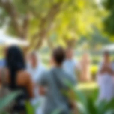 Unity in Diversity: Cultural Significance of Green Spaces Cultural gathering in a Dubai park