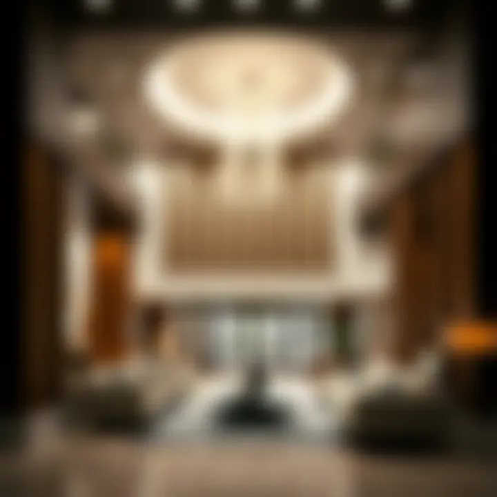 Interior of Emitac Building emphasizing modern features and aesthetics