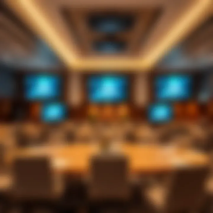 State-of-the-Art Facilities for Events Business conference room equipped with advanced technology
