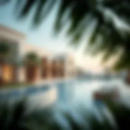 Luxurious properties in Dubai showcasing unique architectural designs