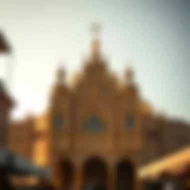 Architectural Marvels of the Gold Souq The stunning architecture of the Gold Souq