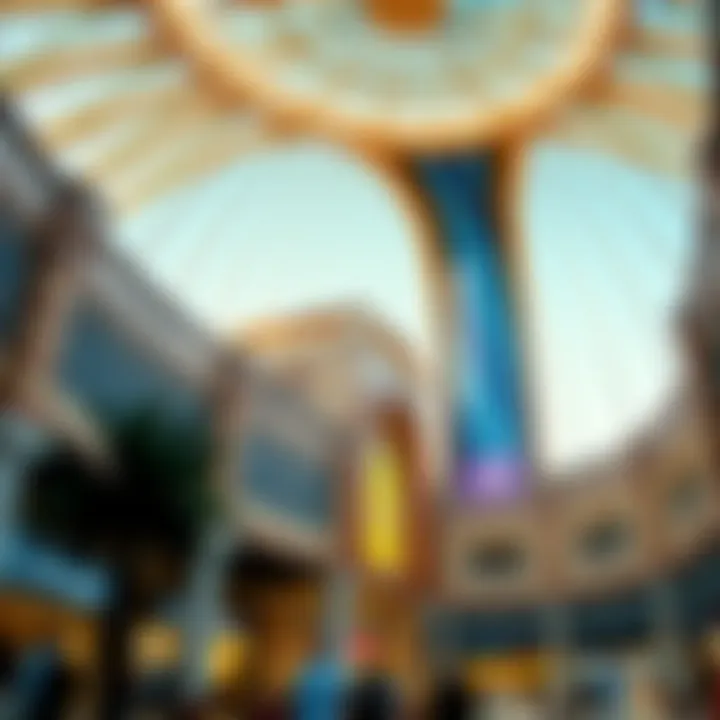 Majestic view of Ibn e Battuta Mall showcasing its architectural design