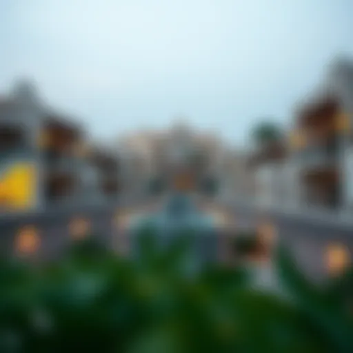 Stunning view of the جميرا فيلج سيركل community showcasing the unique architecture
