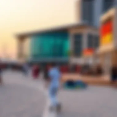 People enjoying various activities at La Mer Beach, showcasing the vibrant atmosphere and leisure options available.