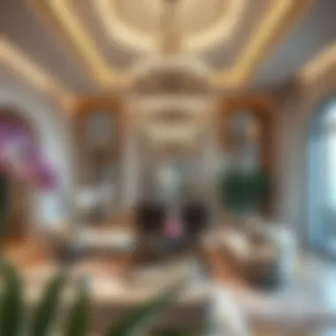 Elegant Interiors of Mar Casa Deyaaar Luxurious interior design showcasing elegance and sophistication