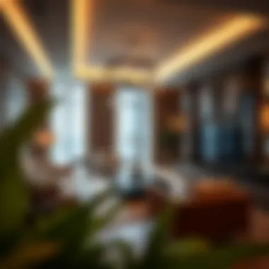 Luxurious apartment interior showcasing modern design
