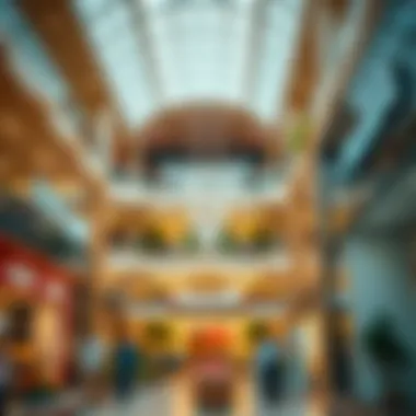 Interior Atmosphere of Musrif Mall Interior shot capturing the vibrant atmosphere of Musrif Mall's shopping area