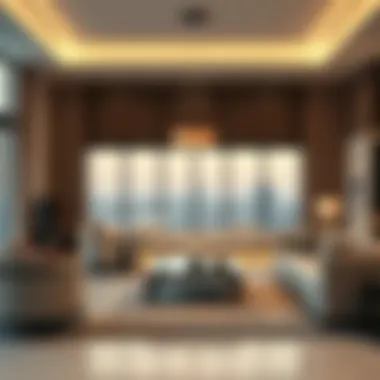 Luxury Living in the Middle East Luxurious interior of a high-end Middle Eastern property