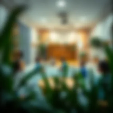 Engaging Nursery Environment A serene nursery environment with children engaged in activities