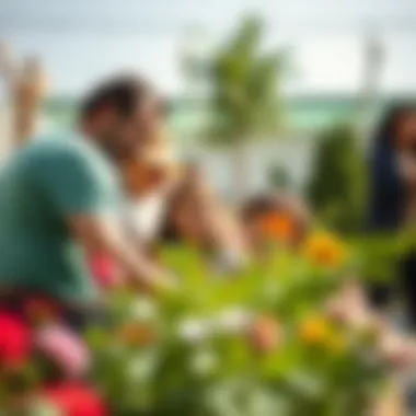 Community Engagement at Nurseries Family enjoying a day at a nursery open house event