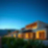 Architectural Elegance of Oaks Liwa Heights Stunning architectural view of Oaks Liwa Heights