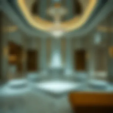 Luxury Interior Amenities of Palace Towers Interior design showcasing luxury amenities