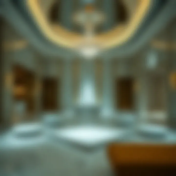 Luxury Interior Amenities of Palace Towers Interior design showcasing luxury amenities