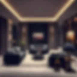 Elegant living room showcasing modern pan home furnishings