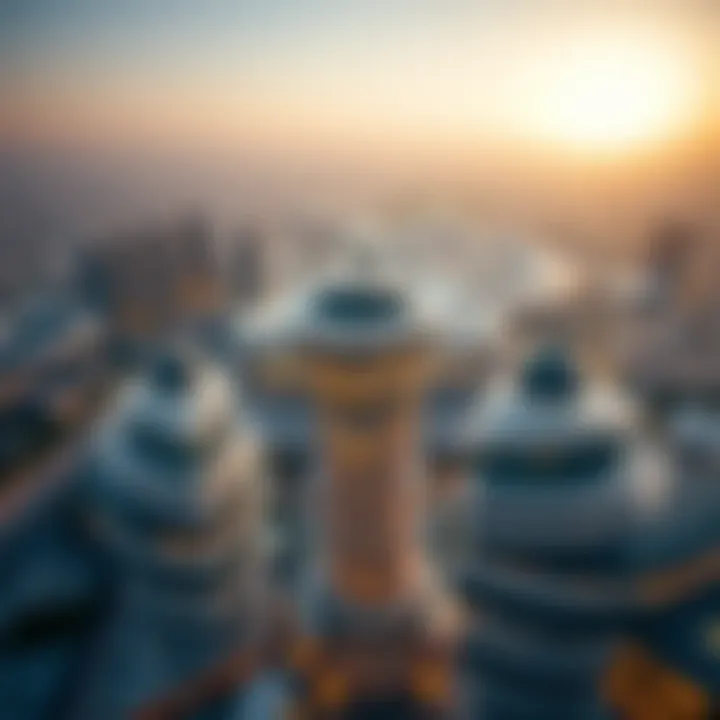 Strategic Location of Rawan Tower Aerial perspective showcasing the strategic location of Rawan Tower