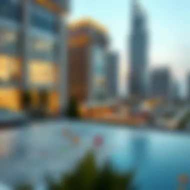 Location Benefits Map Map highlighting International City location benefits