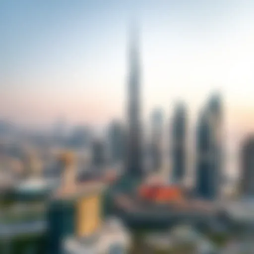 Stunning view of International City skyline