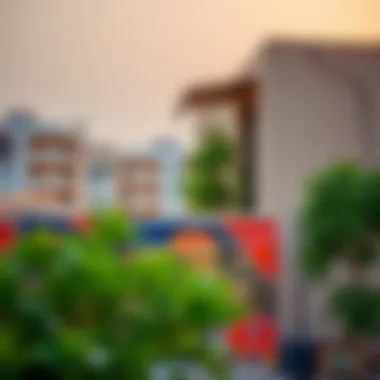 Vibrant neighborhood atmosphere in Al Nahda