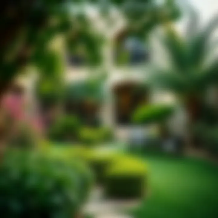 Serene Garden Surroundings Charming garden surrounding a rental villa
