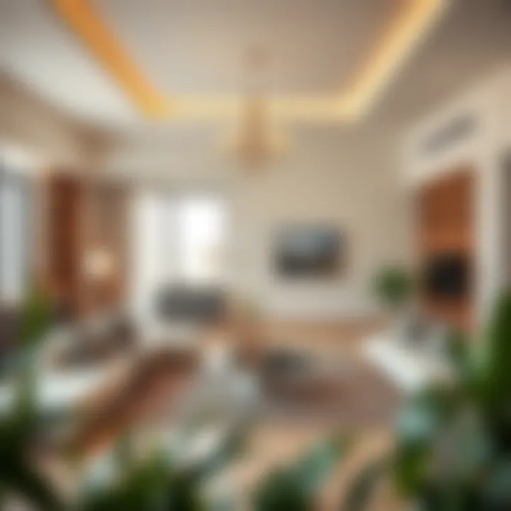 Elegant Living Space Spacious living area showcasing rental villa interiors