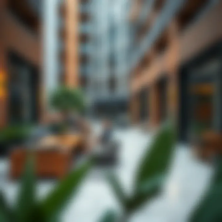 Residents enjoying communal amenities in a shared living environment