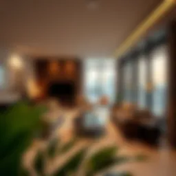 A modern shared living space showcasing contemporary design