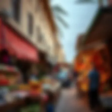 Cultural Treasures: Discover Local Markets Vibrant market showcasing local culture and crafts
