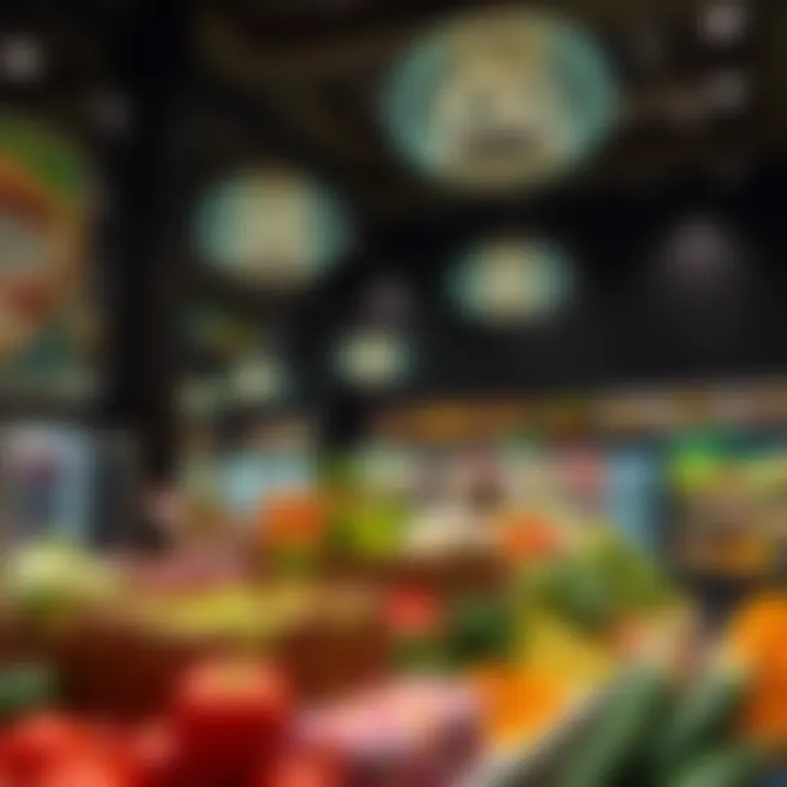 Trendy grocery shopping experience at Spinneys Mankhool