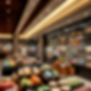 Interior layout of Spinneys Mankhool highlighting product variety