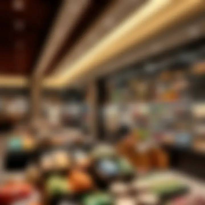 Interior layout of Spinneys Mankhool highlighting product variety